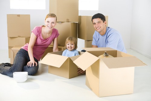 Removal van and moving team supporting a home move in Luton