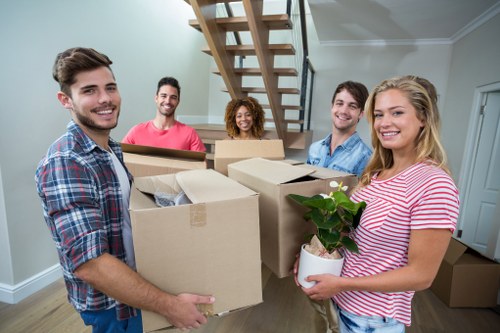 Man with a van service helping with a house move in Luton
