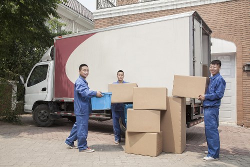 Removal truck ready for a local move in Luton
