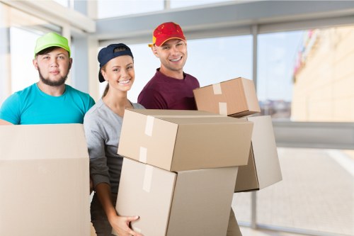 Careful packing and labeling during a professional Luton removals service