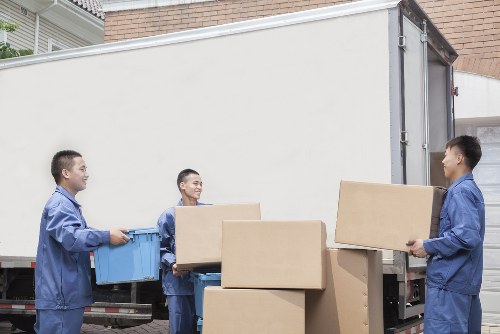 Packed household belongings ready for transport during a Luton move