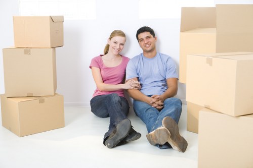 Professional packing materials and organised moving boxes for a home move in Luton