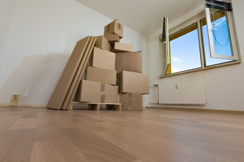Removal team handling a residential move in Luton