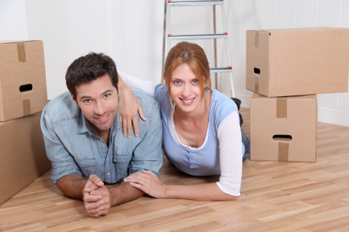 Local van service helping with a flat move in Luton