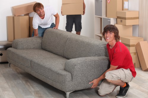 Packing and loading belongings into a removal van in Luton