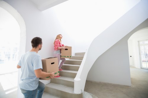 Customer service team assessing a moving issue