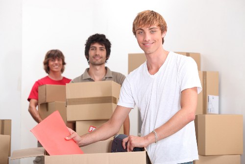 Risk assessment and careful packing prepared before a property move